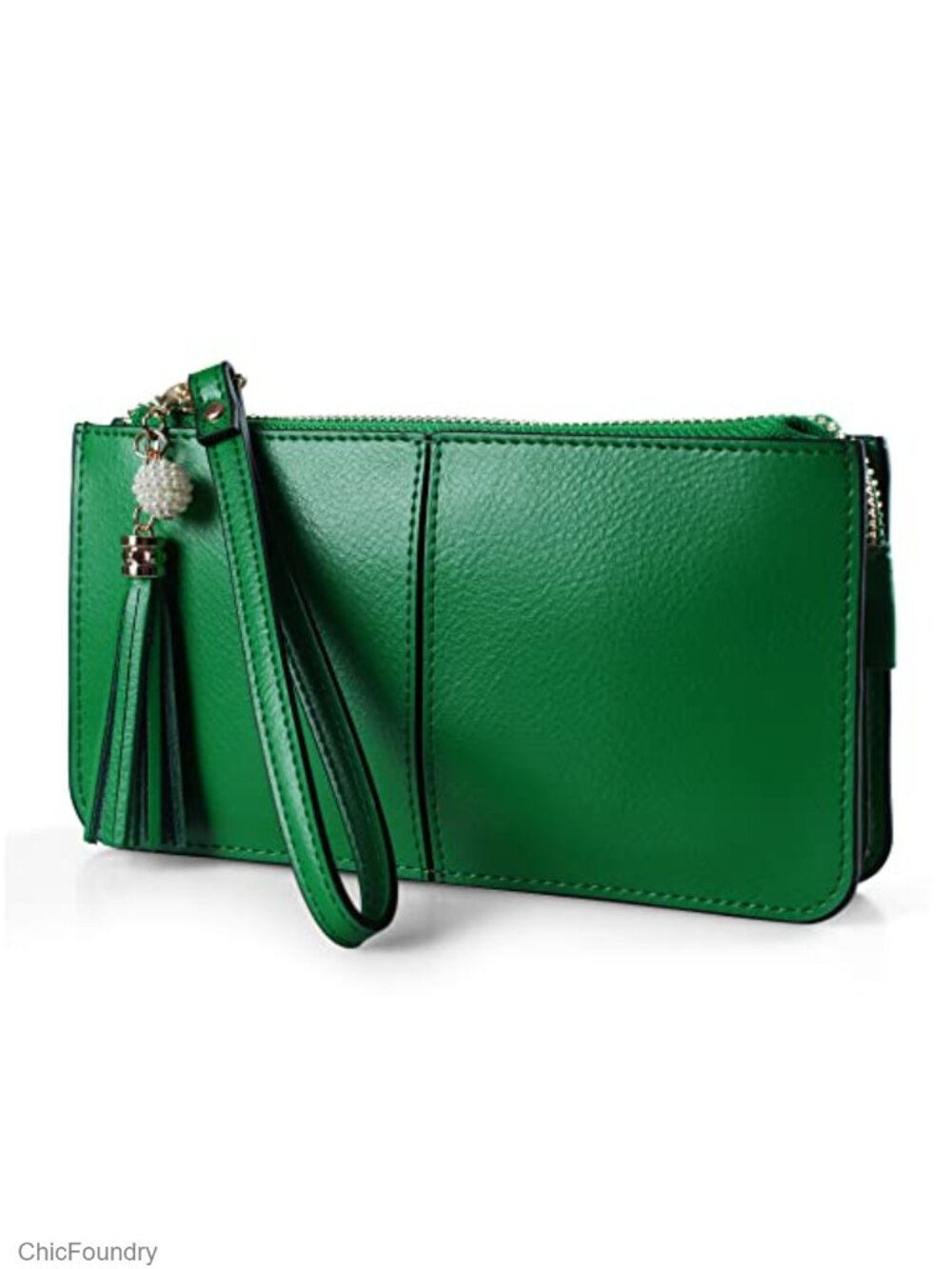Genuine Leather Wristlet Clutch RFID Wristlet Wallet